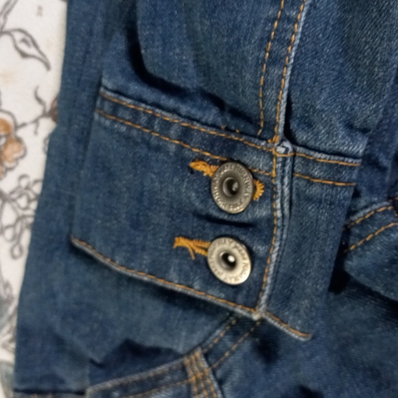 Highway Jeans Dark Blue Kids JEAN JACKET SZ Medium - Picture 7 of 10